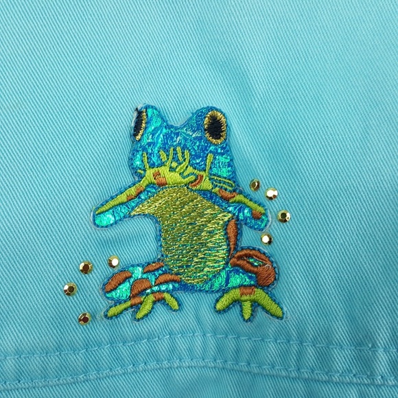 Shipshe See Hear Speak No Evil Frogs Sleeveless Ja - Picture 6 of 8